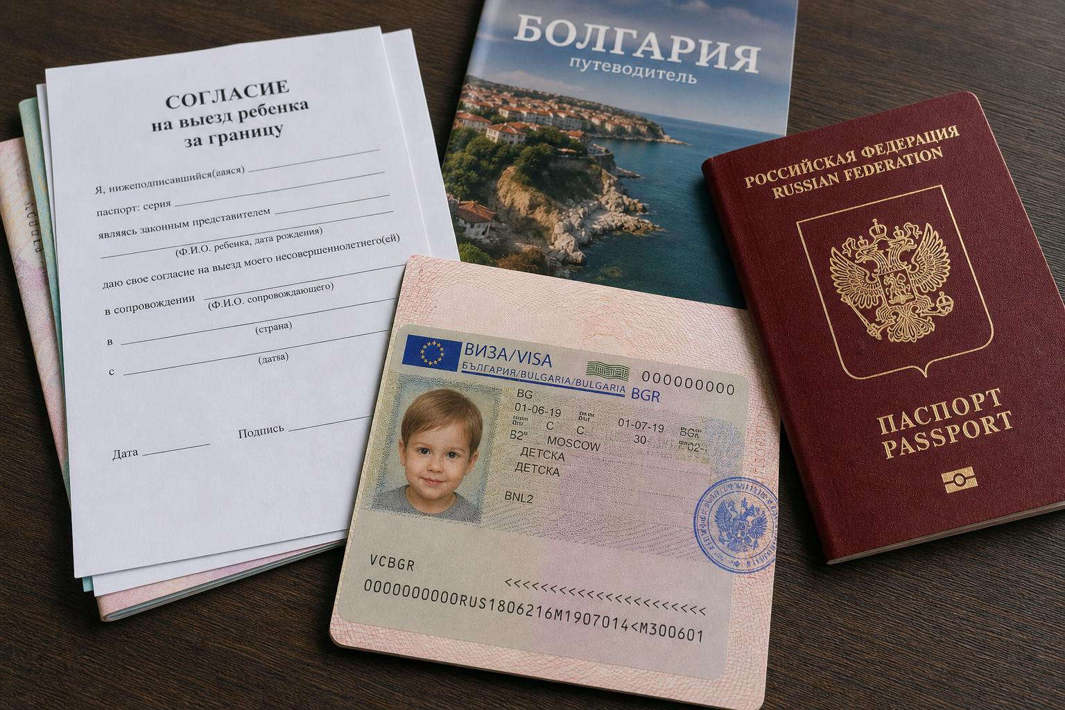Как оформить визу в Болгарию ребёнку, если летит только один родитель — какие документы нужны?