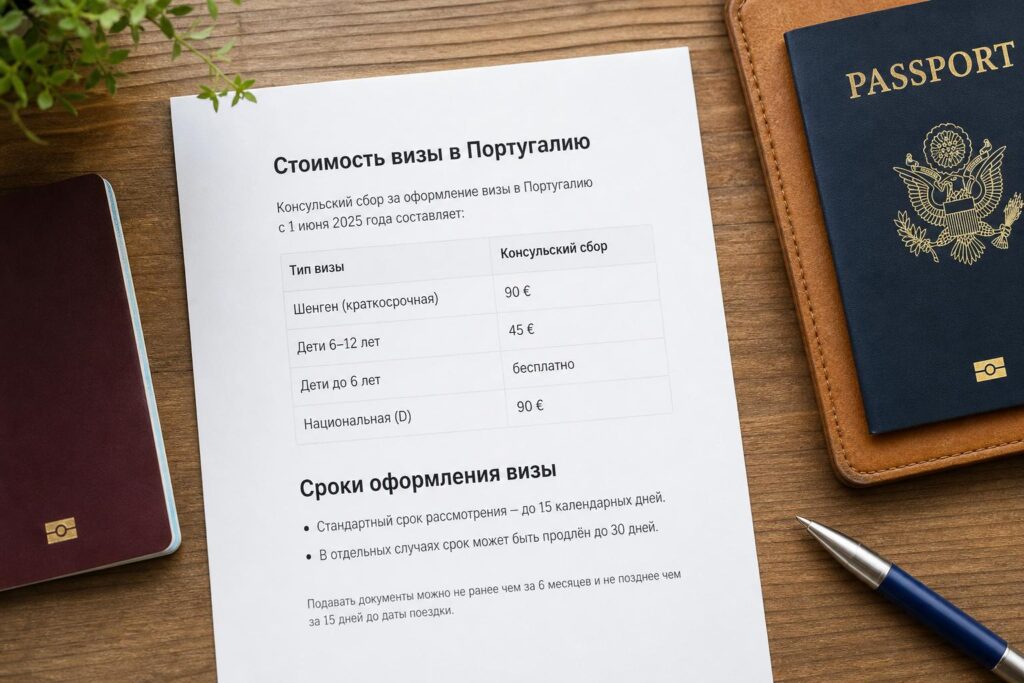 Сколько стоит виза в Португалию и какие сроки оформления в 2026–2026?