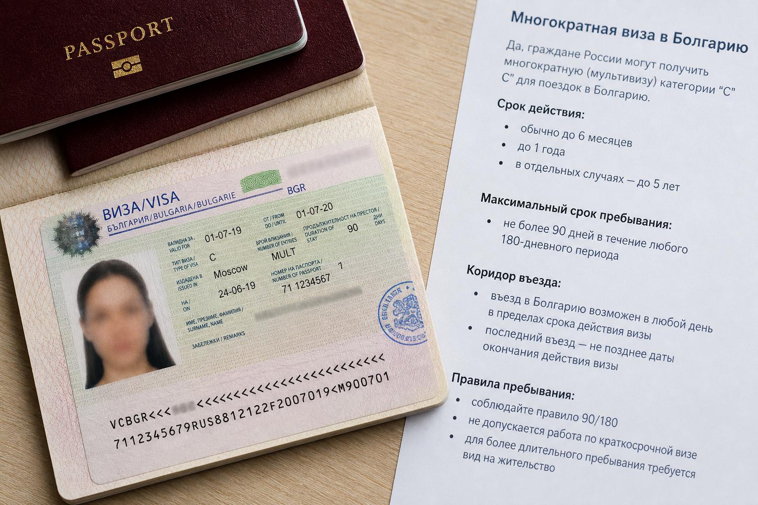 Можно ли получить многократную визу в Болгарию и на какой срок её дают россиянам?. Коридор въезда и правила пребывания для краткосрочных виз