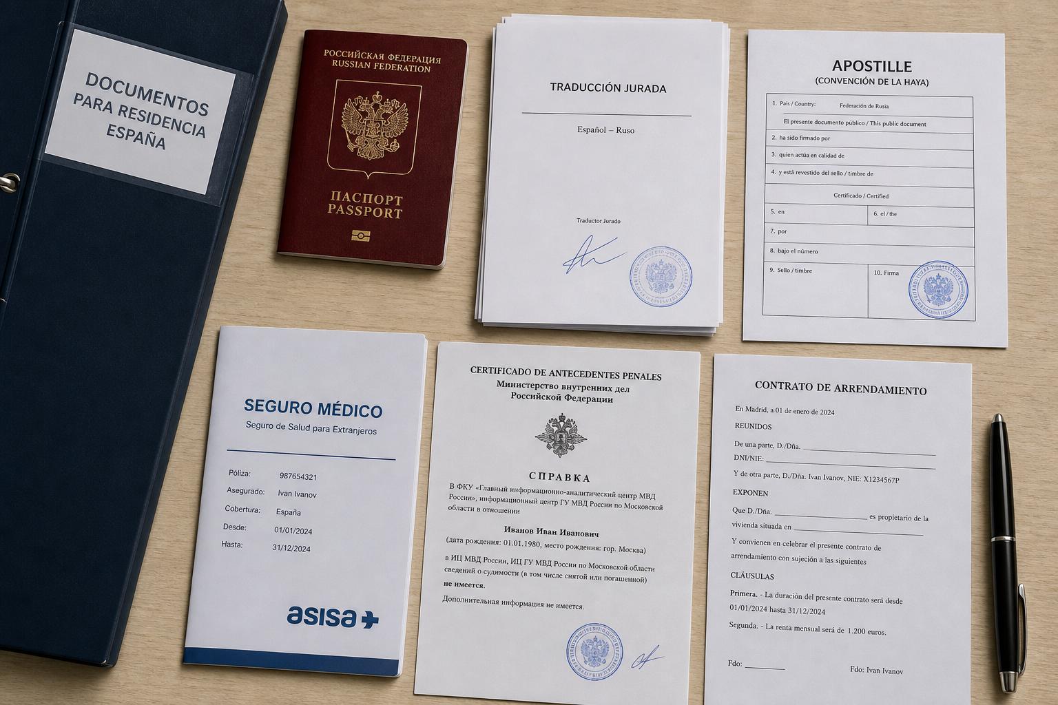 Какой пакет документов нужен для подачи на ВНЖ Испании — апостиль, перевод, страховка, несудимость. Общая логика документов и этапы их подготовки Какой пакет документов нужен для подачи на ВНЖ Испании — апостиль, перевод, страховка, несудимость. Общая логика документов и этапы их подготовки