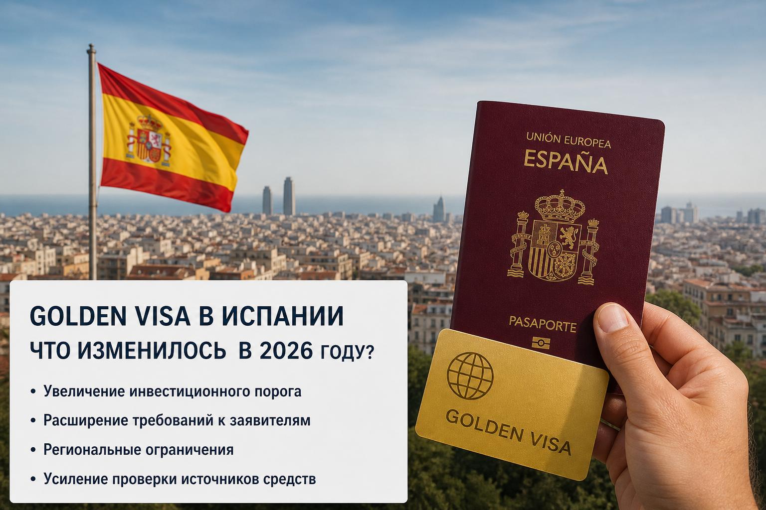 Что изменилось в программе Golden Visa Испании в 2026 году — стоит ли вкладывать 500 000 евро?. Как эти изменения влияют на вложение 500 000 евро в недвижимость