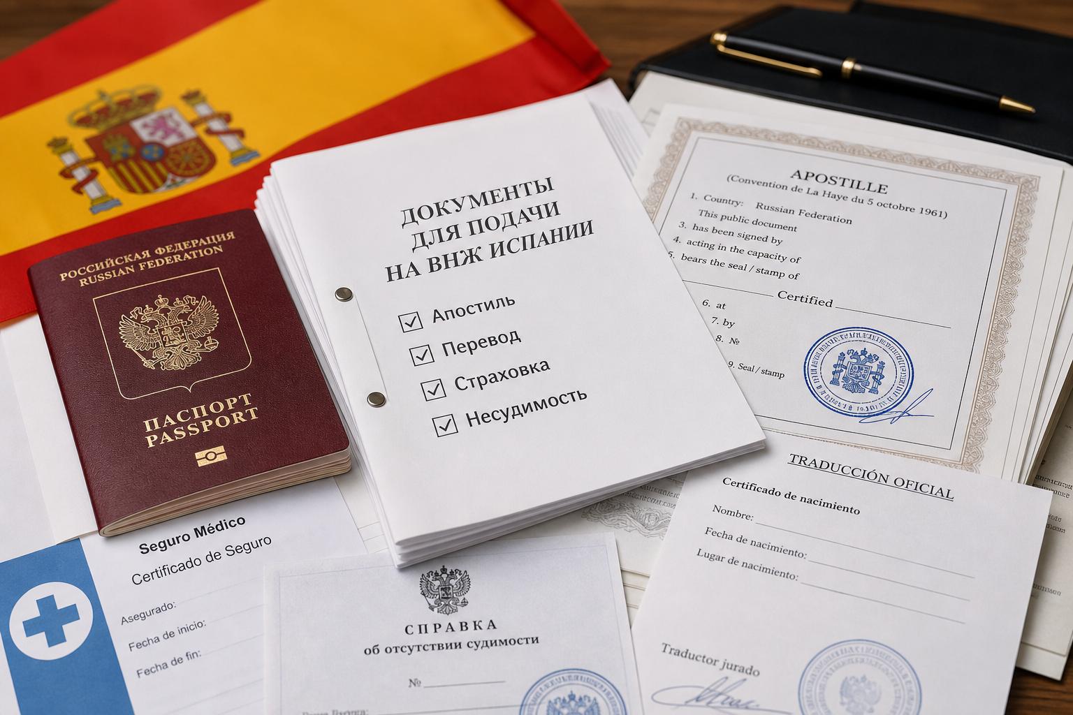 Какой пакет документов нужен для подачи на ВНЖ Испании — апостиль, перевод, страховка, несудимость. Базовый перечень документов, которые обычно требуют Какой пакет документов нужен для подачи на ВНЖ Испании — апостиль, перевод, страховка, несудимость. Базовый перечень документов, которые обычно требуют