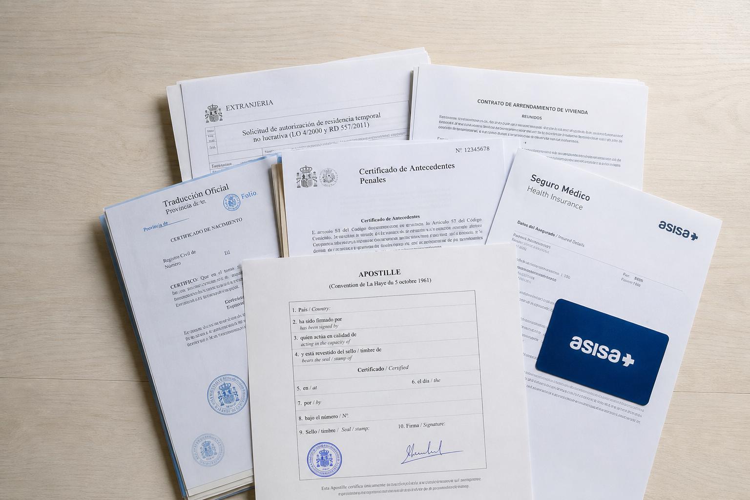 Какой пакет документов нужен для подачи на ВНЖ Испании — апостиль, перевод, страховка, справка о несудимости